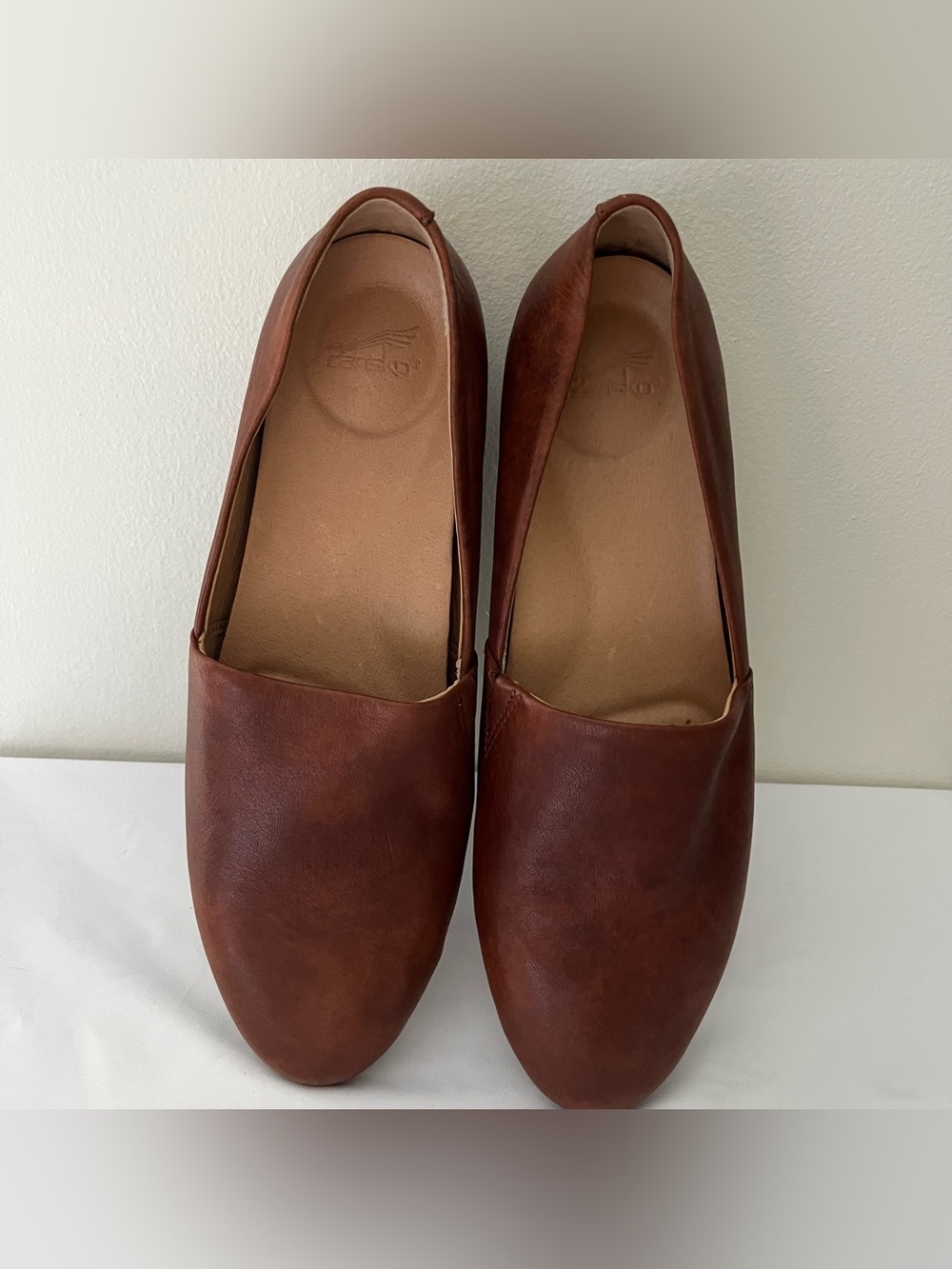 Women’s Dansko Larisa Slip On Flats Cognac EU 41 US 10.5-11 Comfort Shoes - Picture 8 of 10